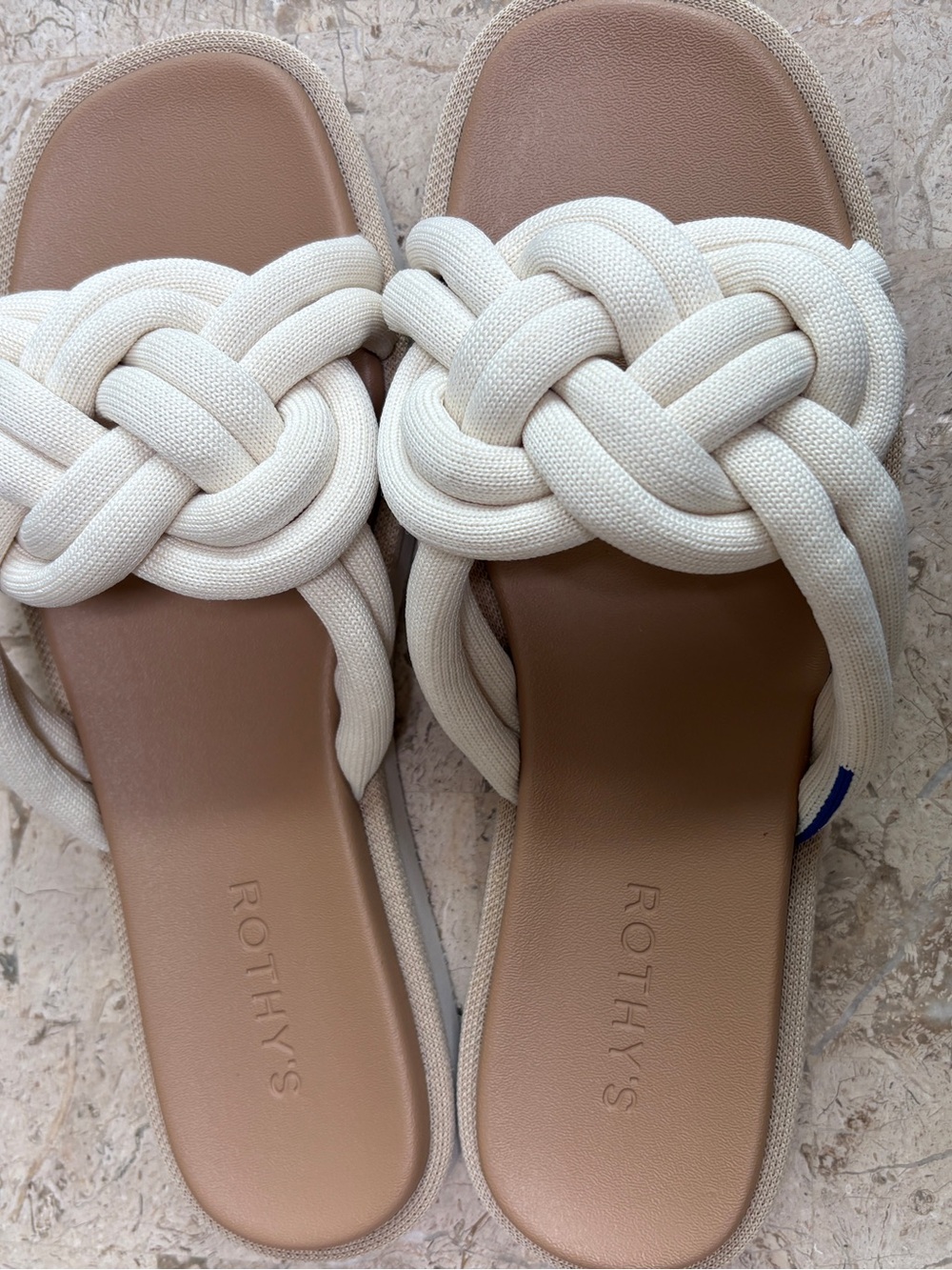 Elegant The Summer Sandal Rothy’s Flat Slip On New Size 9